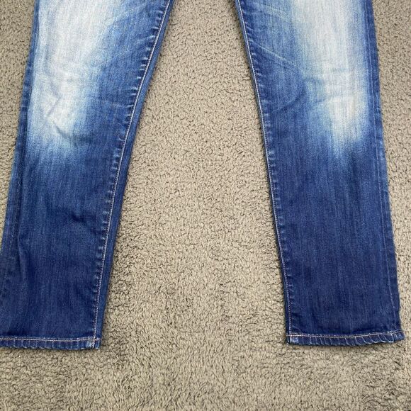 Citizens of Humanity Jeans Women’s 25 Dylan Drop Rise Cropped Straight Leg Blue - Picture 3 of 13
